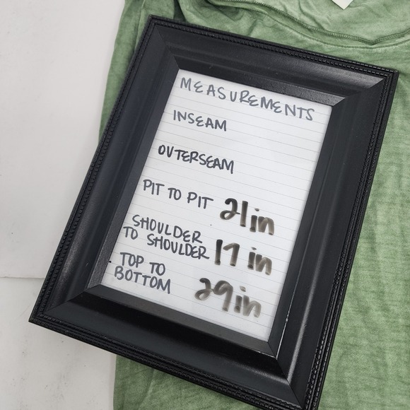 Sundance Tunic Top Women's XL Chest Pocket Long Sleeve Green - Picture 3 of 4